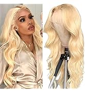 LUMIERE Hair 613 Blonde Lace Front Wigs Human Hair - Body Wave 4X4 HD Lace Closure Wigs Human Hai...