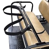 Golf Cart Universal Golf Bag Attachment Bracket Rear Seat for EZGO Club Car Yamaha 2 in 1 Rear Flip Seat 43-1/2