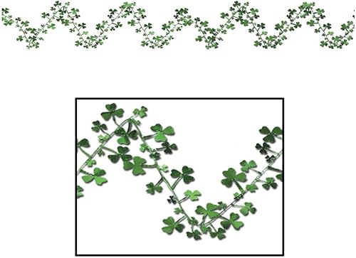 Gleam N Flex Shamrock Guirnalda de 25 pies Paquete de 1 Verde