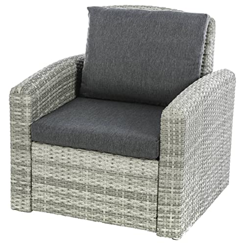 Hespéride - Fauteuil de Salon de Jardin Polynésia Havane