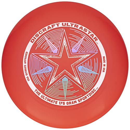 Discraft 175 g “Discraft Ultrastar” Frisbee (Bright Red)
