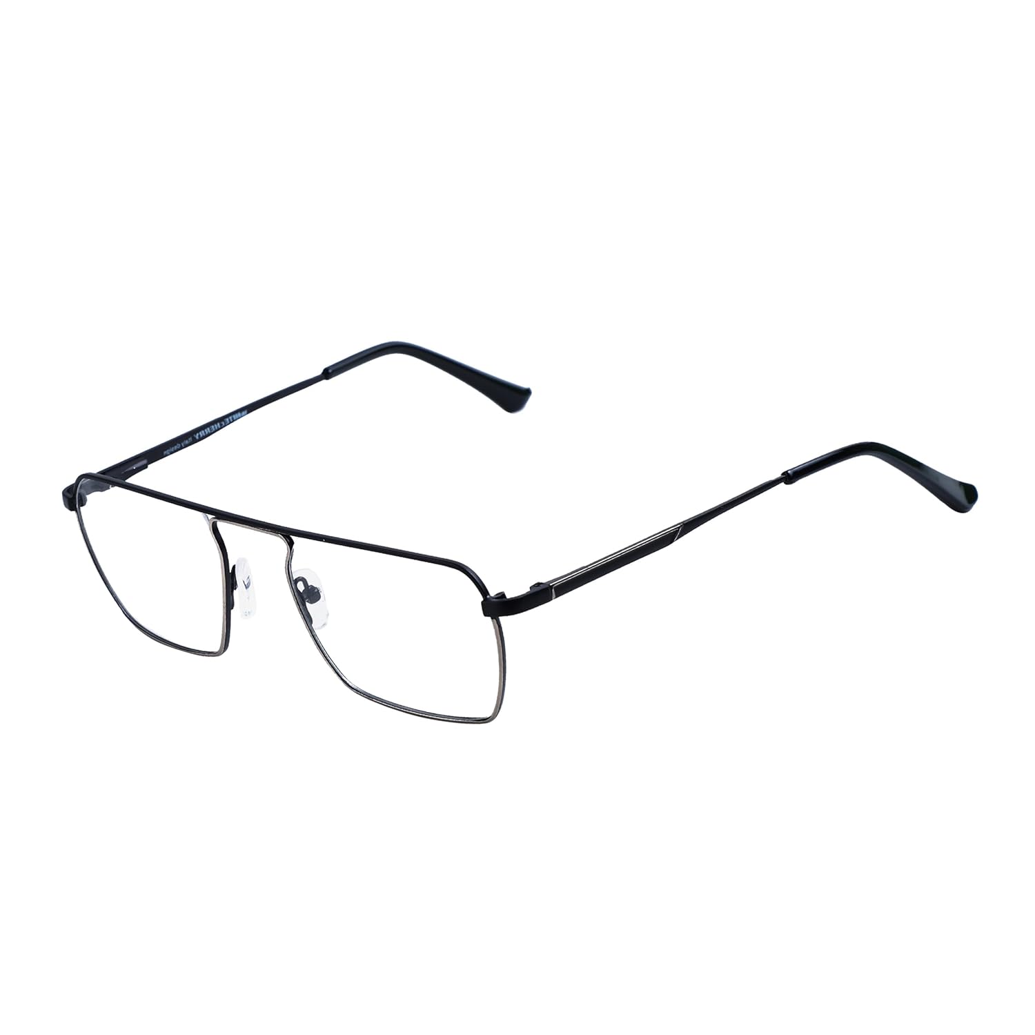 Spexwale Rectangle Full Frame Black & Golden Eyeglasses for Men || (8302) Spexwale Rectangle Full Frame Black & Golden Eyeglasses for Men || (8302)
