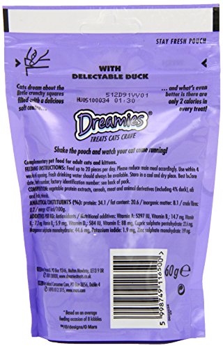 Dreamies Duck Cat Treats 60G #TOP1