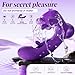 Powerful 10 Modes Adult Tool for Women Today Adult Silent Realistic Silicone Wand Thrusting Stimulation with Strong Suction Cup for Hands-Free Play Electric Tools for Women W-2