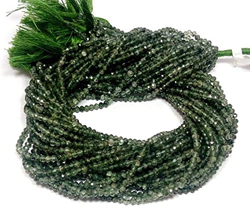 Perles pyrite naturelle LKBEADS rondelle facettée 3-4mm pour création de bijoux DIY
