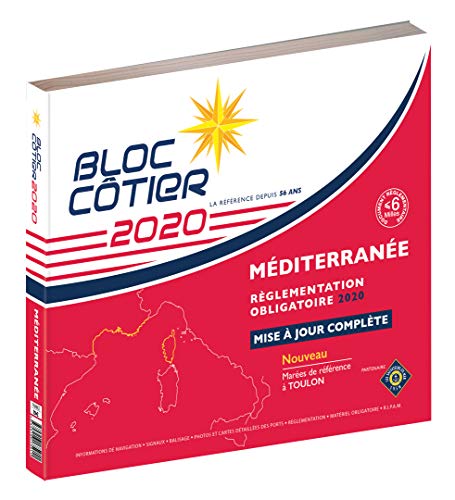 Bloc Côtier 2020 - Méditerranée, Guide nautique du plaisancier, cartographie marine et plans de p Livre PDF Gratuit