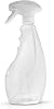 SPRAYZ Large 500ml Spray Bottles For Cleaning Solutions and Gardening, Plant, Water, Durable Trigger Sprayer, Refillable, Spray Bottle for Hair, All Directions, Clear Plastic Bottle 2x 500ml