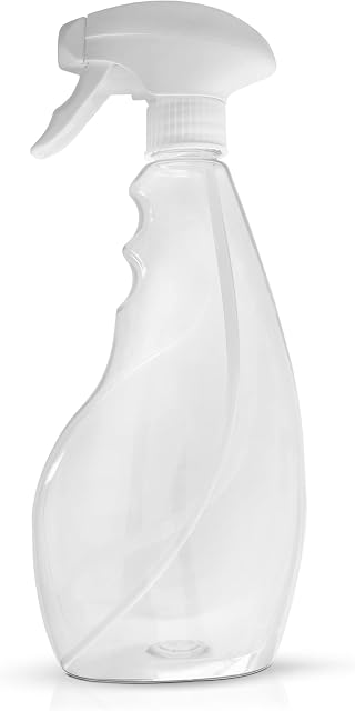 SPRAYZ Large 500ml Spray Bottles For Cleaning Solutions and Gardening, Plant, Water, Durable Trigger Sprayer, Refillable, Spray Bottle for Hair, All Directions, Clear Plastic Bottle (1-Pack)