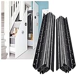 SHUHANG Undermount Heavy Duty Drawer Slides 16 24 32 40 Inch Mount Under 260lb Load Capacity Bottom Stair Cabinet Glides Concealed Pull Out Storage Pantry Closet Shelf (1 Pair, 16 Inch)