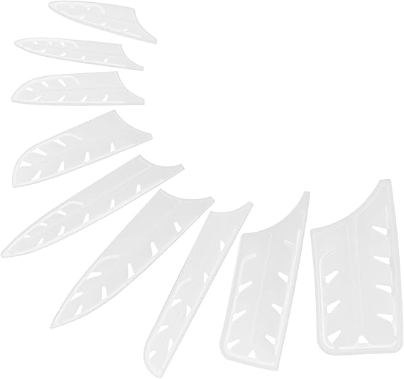 XYJ 9pcs Plastic Knife Edge Guards Knife Sheath Universal