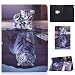 Produktbild Succtop Galaxy Tab S6 Lite Schutzhülle PU Leder Brieftasche Hülle Kartenschlitz Magnetische Tablet Hülle für Samsung Galaxy Tab S6 Lite 10,4 Zoll 2020 SM-P610/SM-P615 Katze und Tiger