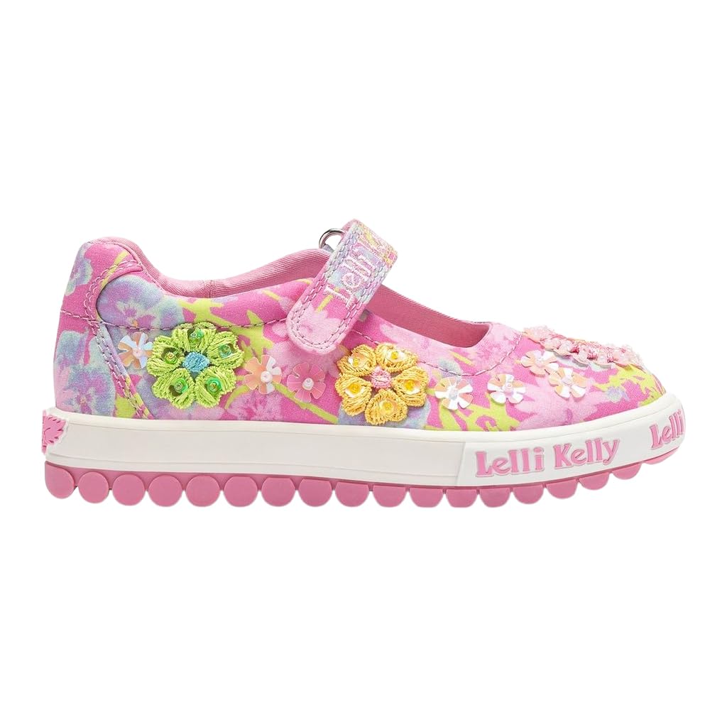 Lelli Kelly Eloise Dolly LK4911 - Scarpe in tela con paillettes e fiori