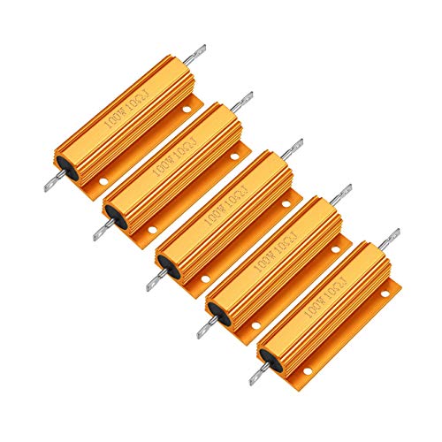 Résistance bobinée 100W 10 Ohm avec boîtier alu blindé haute puissance