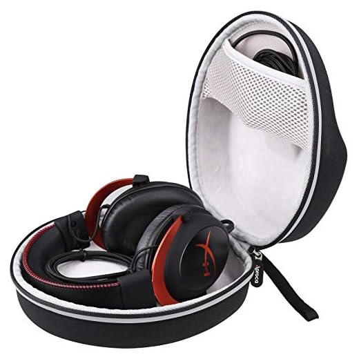 Aproca Estojo rígido de viagem, para fone de ouvido com fio HyperX Cloud III/Cloud II