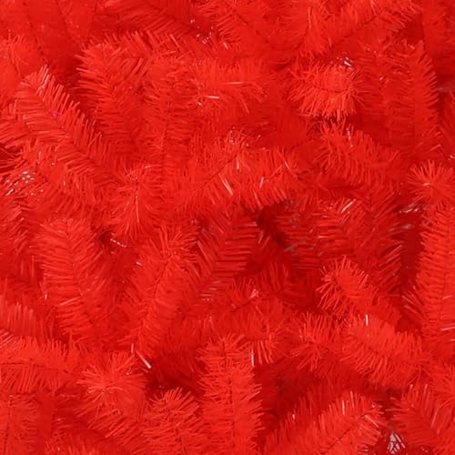 Árbol de Navidad Rojo Real para Decorar el Salón en Fiestas Familiares y Halloween 3