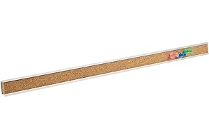 Quartet 48" x 1" Aluminum Frame Bulletin Bar Strip in Beige (2006)