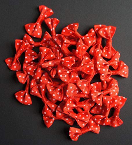 Nœud en ruban rouge à pois blancs pour sublimer vos tables de fête et cadeaux DIY