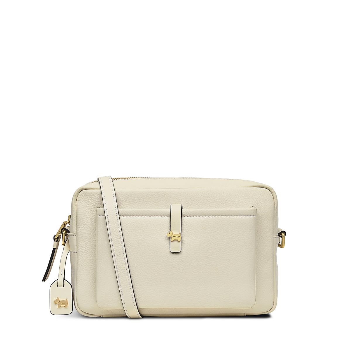 RADLEY London Sandler Way Mini Zip Around Crossbody Handbag for Women in Grained Leather, with Adjustable Cross Body Strap & Multiple Pockets