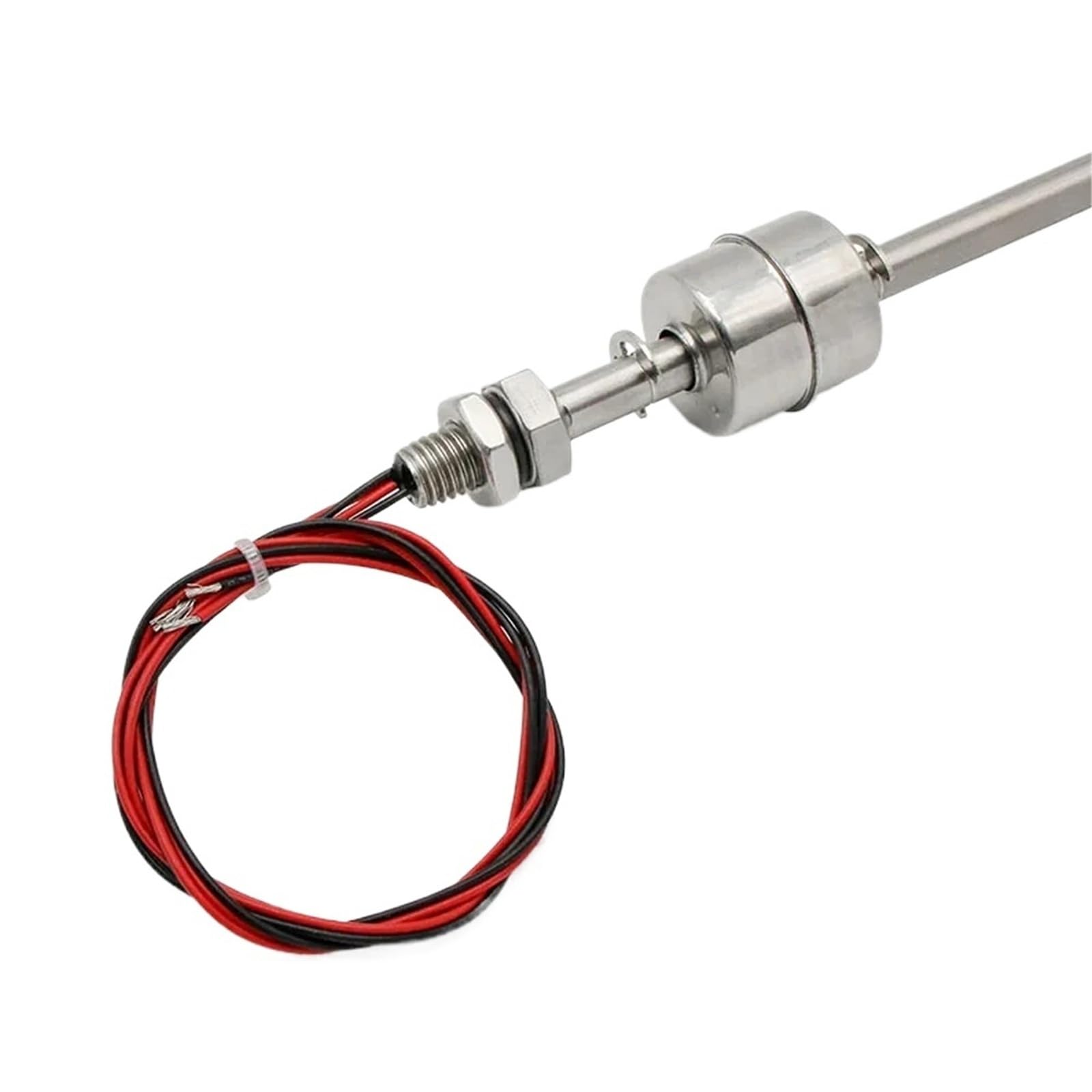 Interruttore a galleggiante in acciaio inox, sensore di livello dell'acqua liquida per serbatoio, interruttore a galleggiante a doppia sfera, sensori di flusso per piscina, pompa di controllo da 10 W