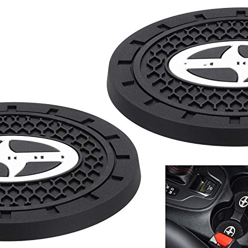 AOOOOP Car Interior Accessories for Scion Cup Holder Insert Coaster - Silicone Anti Slip Cup Mat Compatible with Toyota Yaris Corolla Hatchback 86 Scion iA iM FR-S(Set of 2, 2.75 Diameter) AOOOOP Car Interior Accessories for Scion Cup Holder Insert Coaster - Silicone Anti Slip Cup Mat Compatible with Toyota Yaris Corolla Hatchback 86 Scion iA iM FR-S(Set of 2, 2.75" Diameter)