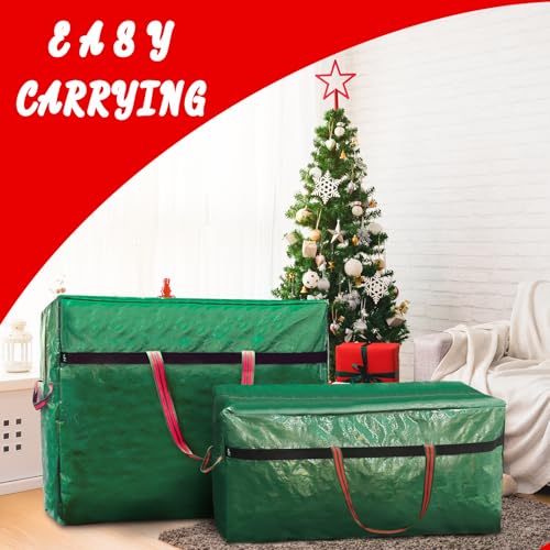 WFK 5FT Christmas Tree Storage Bag Waterproof Xmas Tree Bag Green - image 3