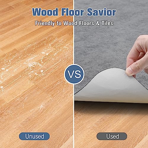 image for Placoot Corduroy Office Chair Mat for Hardwood Floor, 55