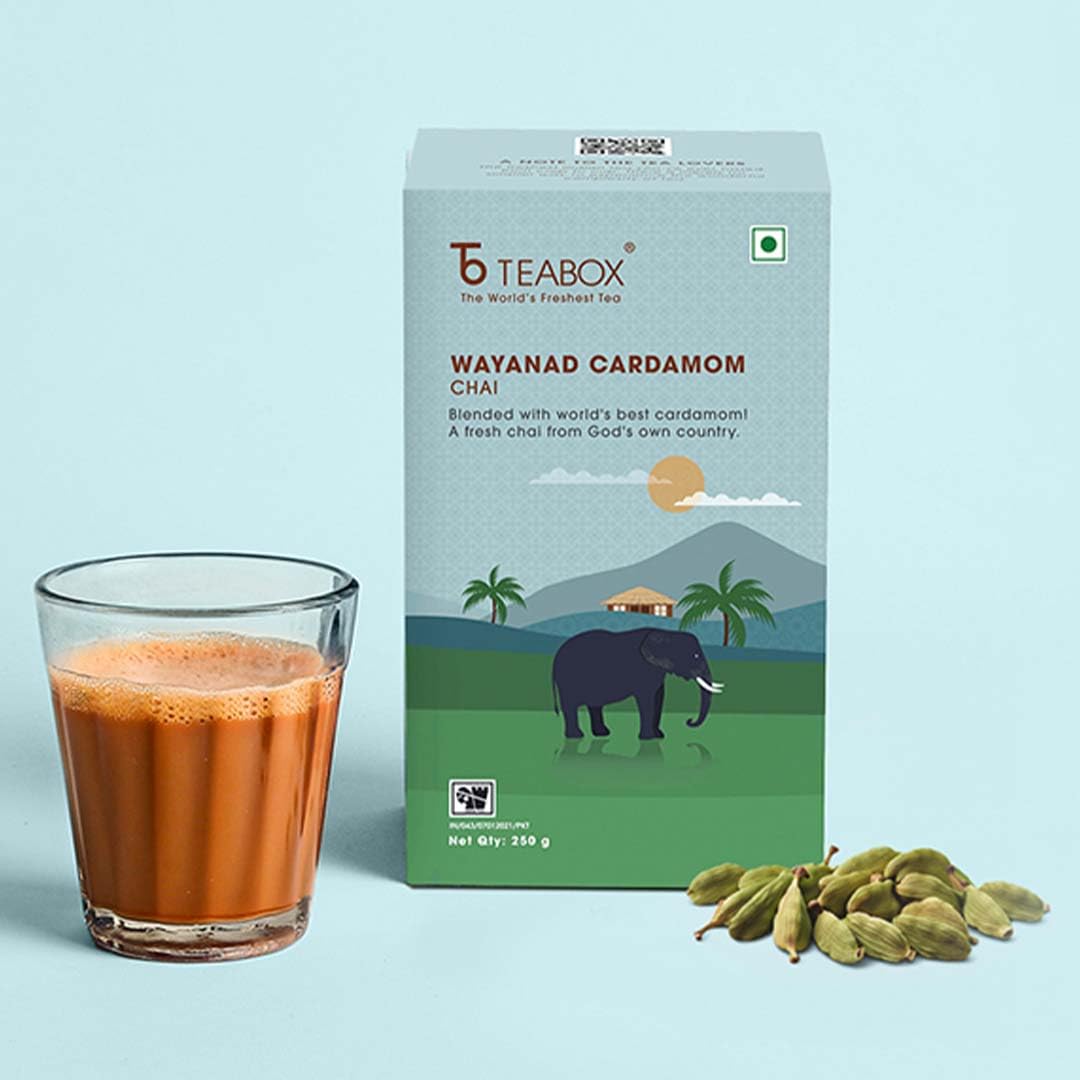 Teabox Wayanad Cardamom Chai | From God's Own Country | Blended With The Best Cardamom Found In The World, 250 Grams - Image 5 thumbnail