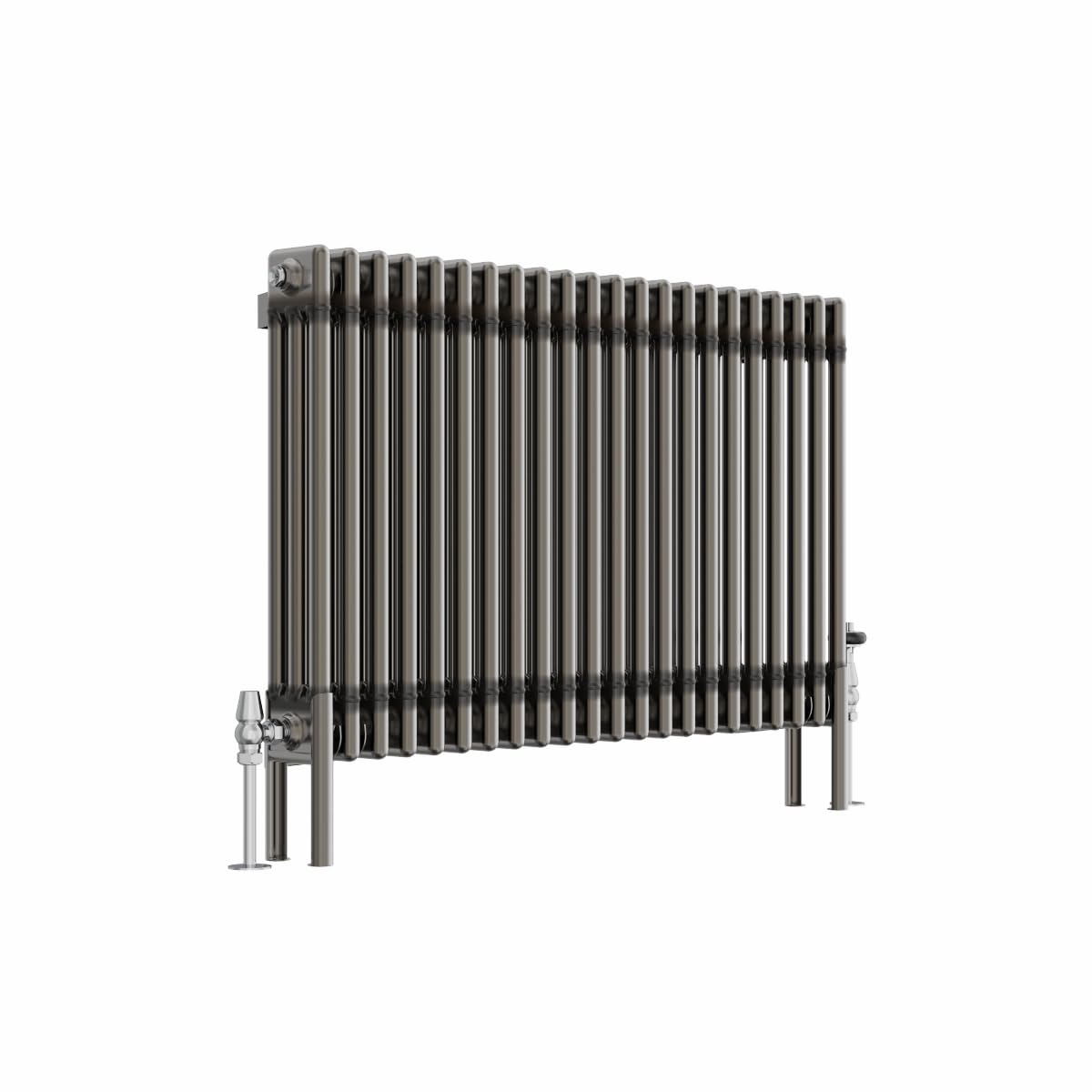 Blümme Raw Metal 600 X 1010Mm Radiator Cast Iron Triple Column Horizontal