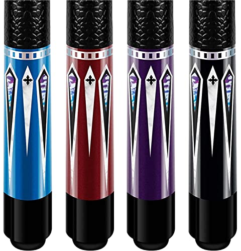 Wakefa Pool Billiard Sticks Cues Set Of 4-58 Inch Maple Wood Pool Sticks Include 18/19/ 20/21 Oz Billiard Cue Sticks And 2Pcs Pool Chalk, Pool Table Sticks Suitable For Bars, Club, Pool Table Sports #TOP11