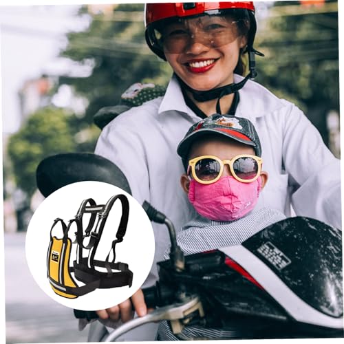 Arnés de motocicleta para niños anticaída transpirable con cinturón ajustable reflectante 4