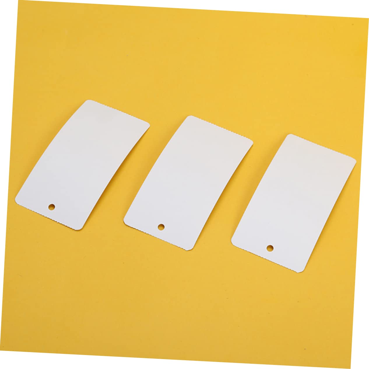 VILLCASE Elegant Blank Hangtags Hanging Hole for DIY Clothing Retailer Copper Plate Paper