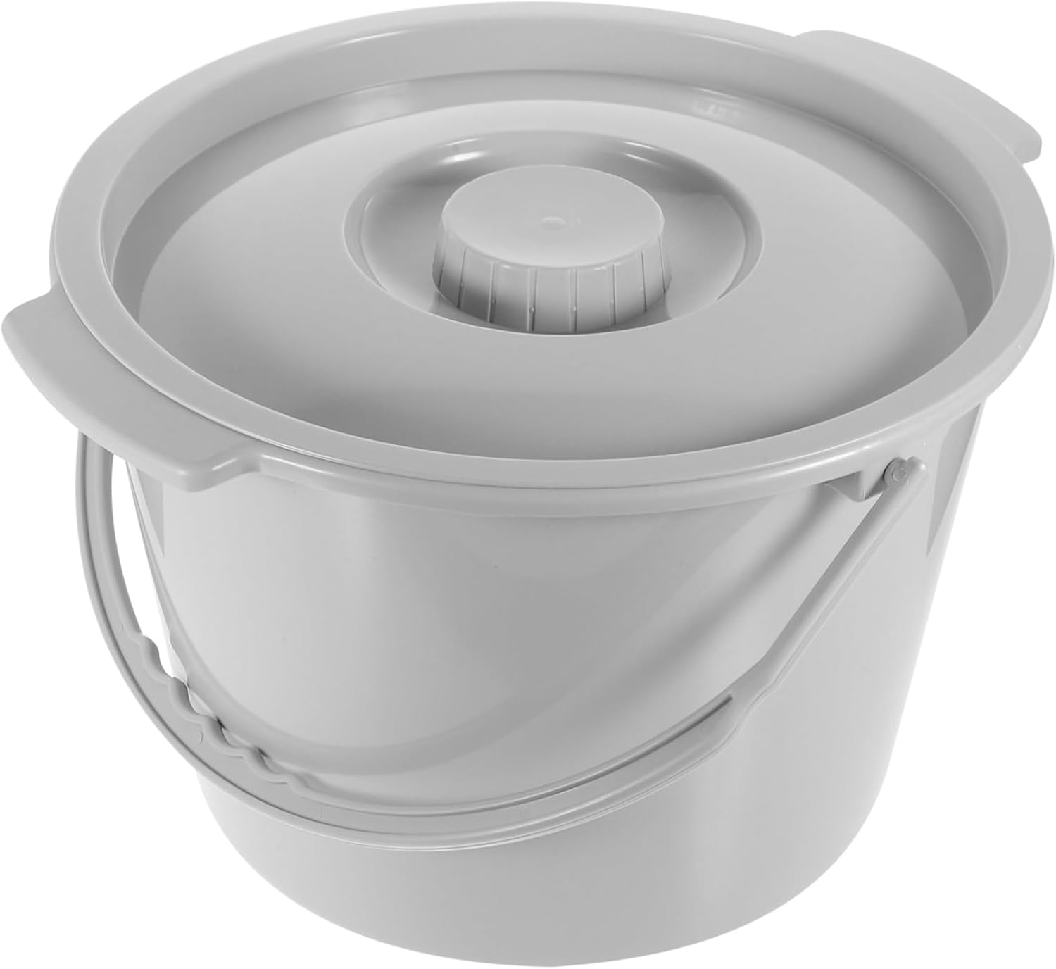 Portable Toilet Bucket for Adults Large Capacity Urinal with Lid Convenient Bedside Commode for Elderly and Disabled for Camping and Emergency Situations