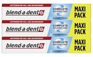 Blend-a-dent Super-Haftcreme Extra Stark Original 3er Pack