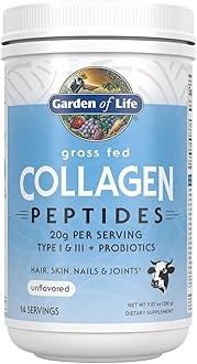 Garden of Life Grass Fed Collagen Peptides Powder,9.87 oz/280 grams