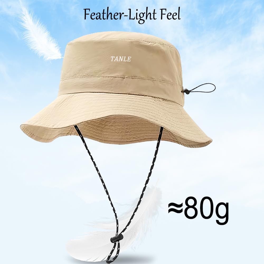 Quick Dry Bucket Hat UPF 50+ – Foldable Sun Hat for Hiking Fishing Beach - Image 6