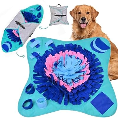 PET ARENA Snuffle Mat for Dogs Large Breed, Cats - 25 x 25 Enrichment Toys for Large Snuffle Mat Dogs Encourages Natural Foraging Skills and Stress Relief for Size SmallMediumLarge Dog