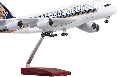 Escala 1160 50.5CM Aerolínea Airbus A380 Singapur Airplane Model