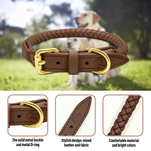 The Smug Dog Bailey Pet Adjustable Faux Leather Collar for Dogs, Durable & Stylish Large Dog collar - Image 2