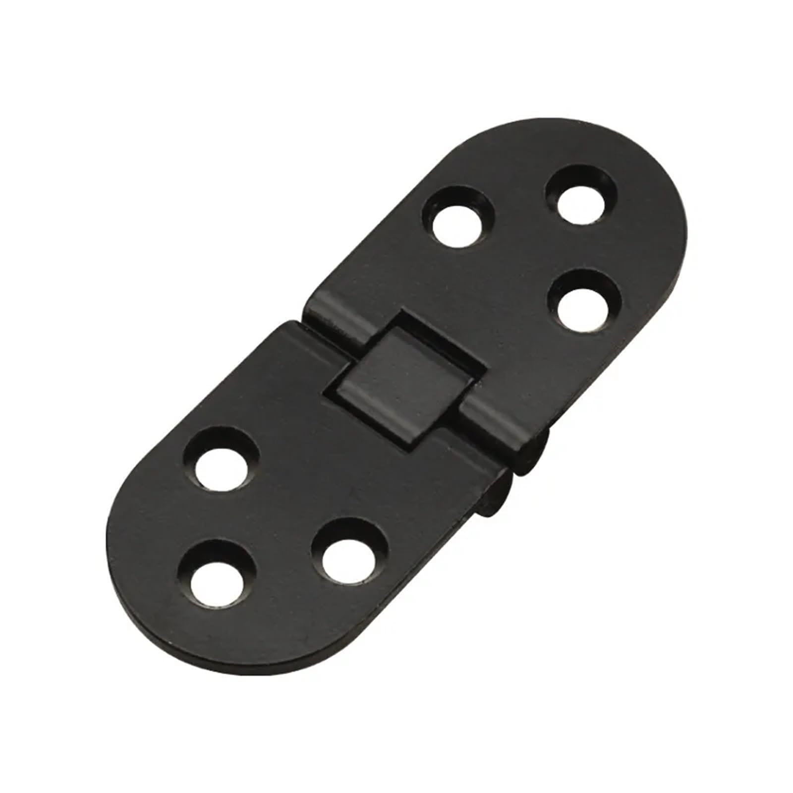 2 Pcs Zinc Alloy Mounted Folding Hinges Self Supporting Foldable Table Cabinet Door Hinge Furniture Hardware for Folding Furniture(Black)