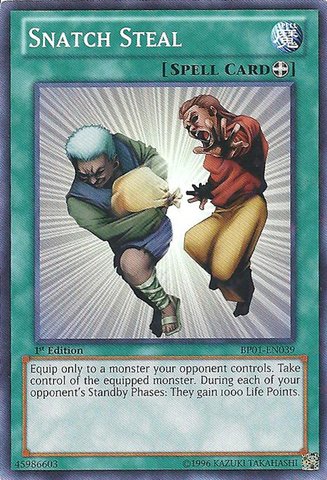 Amazon.com: YU-GI-OH! - Snatch Steal (BP01-EN039) - Battle Pack: Epic Dawn  - 1st Edition