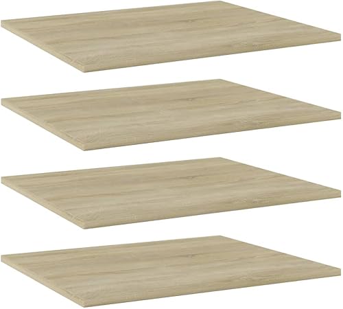 Miniatura 11 de Juego de 4 tableros de estantería, paneles de repuesto, unidades de almacenamiento, estantes de exhibición organizadores, gris hormigón, 31.5 x 11.8