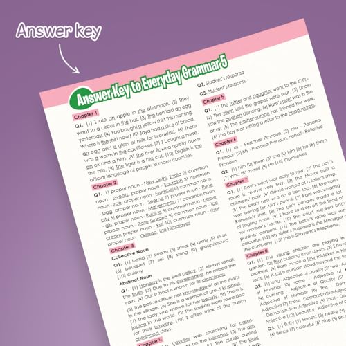 Image of Woodsnipe English Grammar and Writing Skills Book for Class 5, Age 10 to 11 Years| Practical Approach| Master Reading, Writing and Language Skills | Multiple Type Questions with Answer Keys