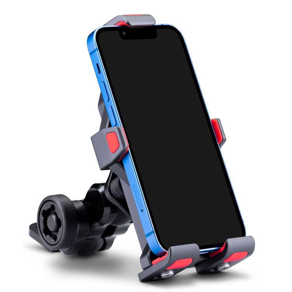 Midland - Porta Cellulare Moto MH-PRO No Vibration, Supporto Telefono Moto con Ammortizzazione Vibrazioni per Protezione Smartphone - Portacellulare Moto Manubrio Universale con Accessori Inclusi