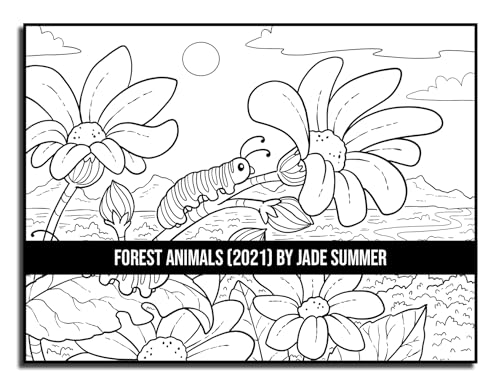 Forest Animals: An Adult Coloring Book with 50 Adorable Images of Woodland Creatures, Beautiful Flowers, Nature Scenes, and More! - Image 51