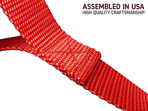 Leashboss Short Dog Leash For Dog Training | Padded Traffic Handle Short Leash For Dog Training, Total Comfort When Dog Walking | Traffic Leash For Dogs Large, Medium, Small | Short Nylon Dog Lead #TOP2
