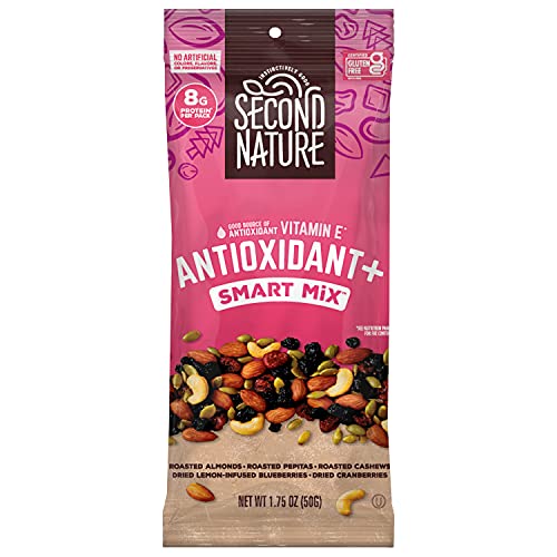 Second Nature Antioxidant+ Protein Smart Snack Mix, 1.75 Ounce (Pack of 12)