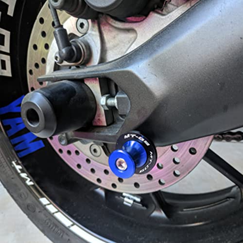 Mowok Cnc Motorcycle Swingarm Spool Slider Stand Screw Fit For Yamaha Mt-09 2014-2022 Mt09 2021 2022 Fz09 #TOP1