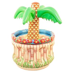Folat 20568 Opblaasbare palm om te koelen, meerkleurig