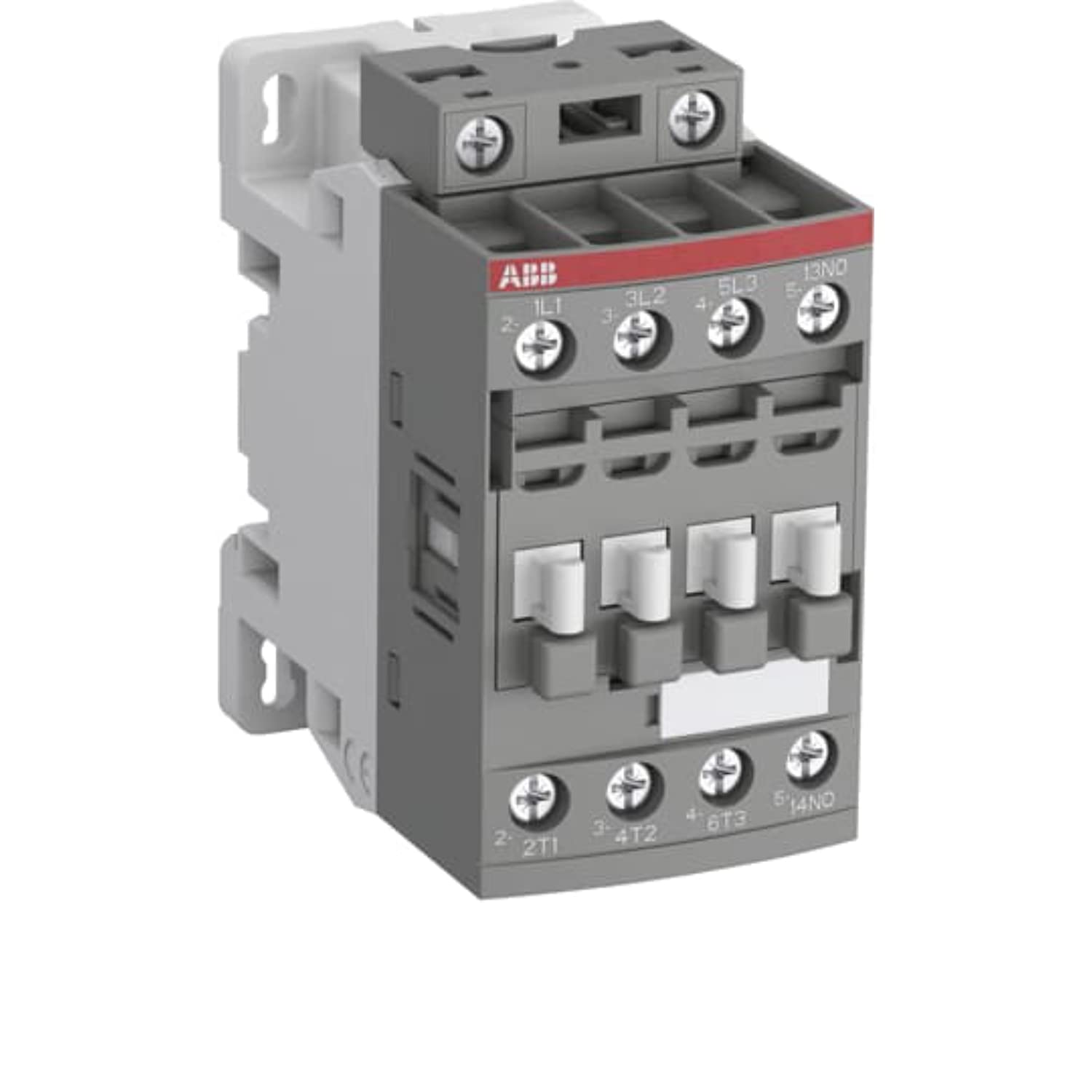 Blocco di contatto, modello AFC09-30-10-80, 3 contatti principali NO e 1 contatto ausiliare NO, 220-230V 50Hz-230-240V 60Hz, grigio, 7,7 x 4,5 x 8,6 centimetri (riferimento: 1SBL131001R8010)