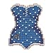 Swimsuit Beaded Counted Cross Stitch Ornament Kit Mill Hill 2019 Spring Bouquet MH181915
